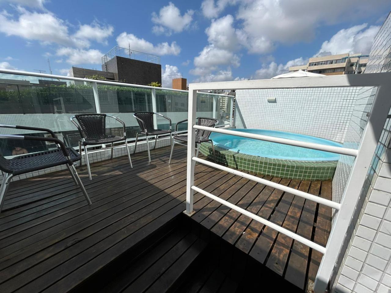 Flat 502 Com Piscina Privativa - 02 Quartos Joao Pessoa Bagian luar foto
